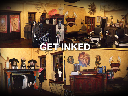 tattoo parlor. “Get Inked: Tattoo Parlor”