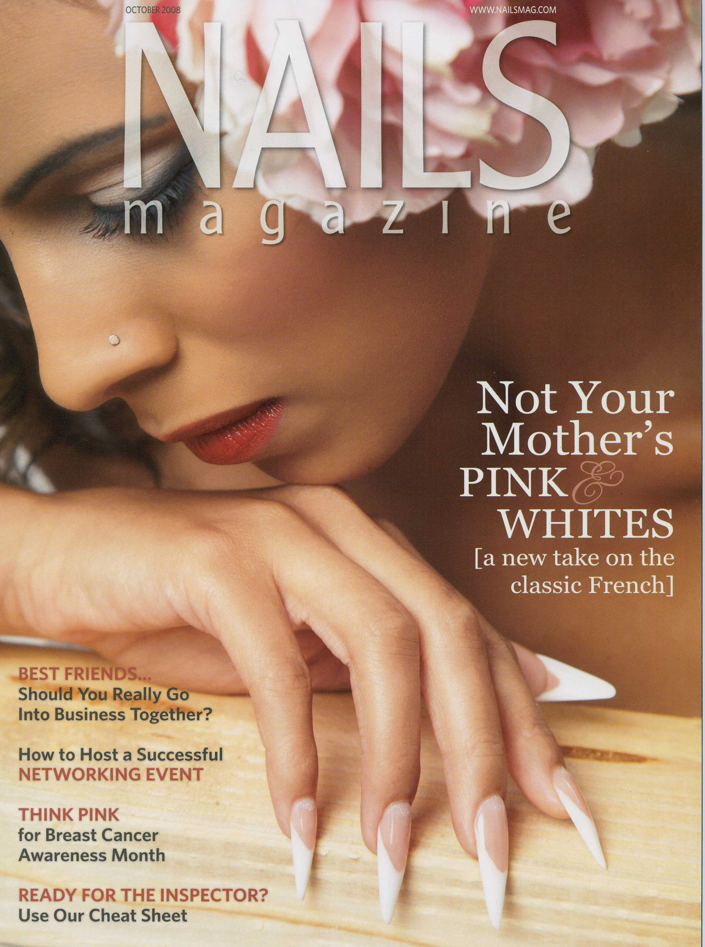 look for the October Issue of Nails Magazine using Temptu SB Foundation,